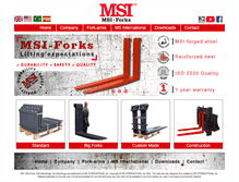 Tablet Screenshot of msi-forks.com